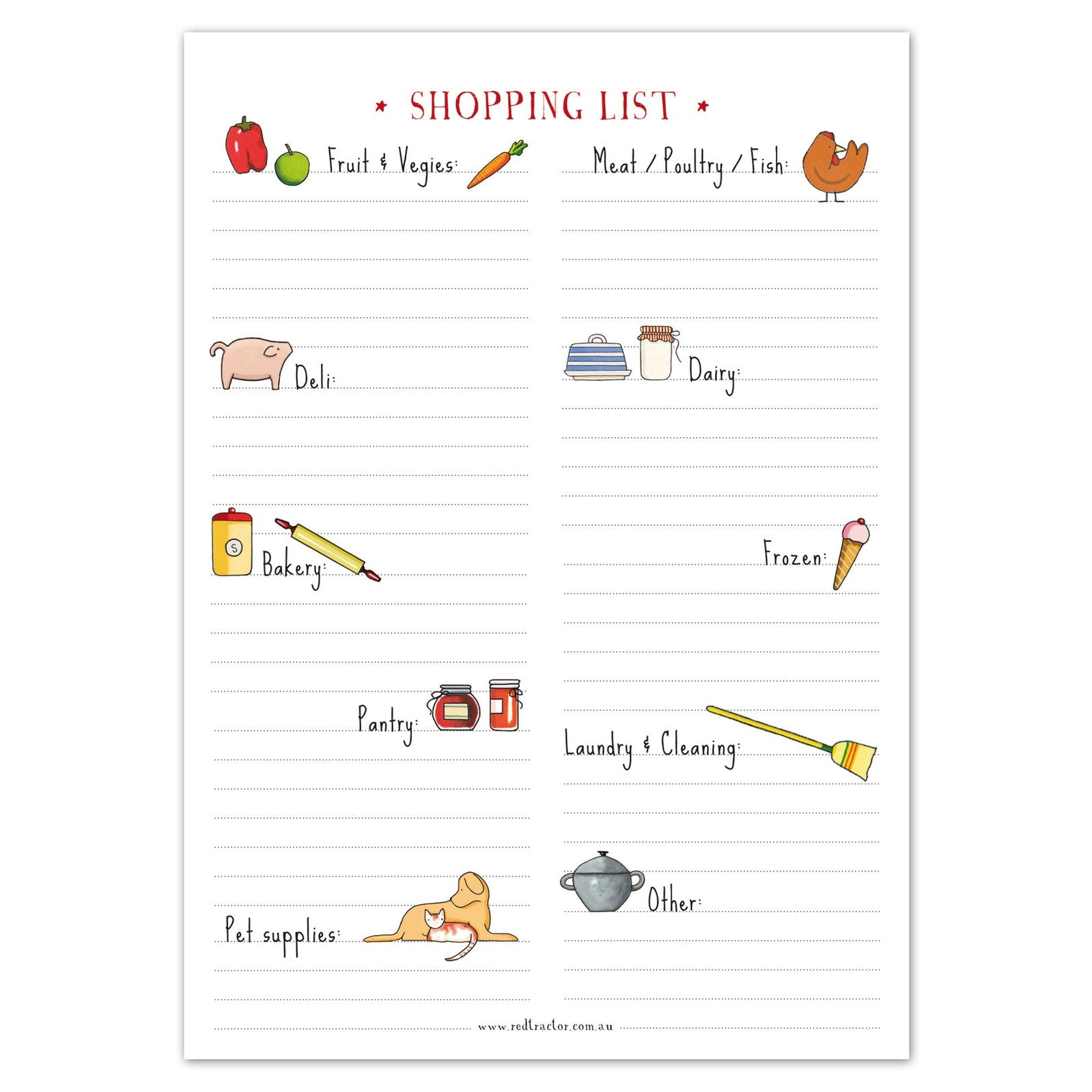 RTD - Shopping List