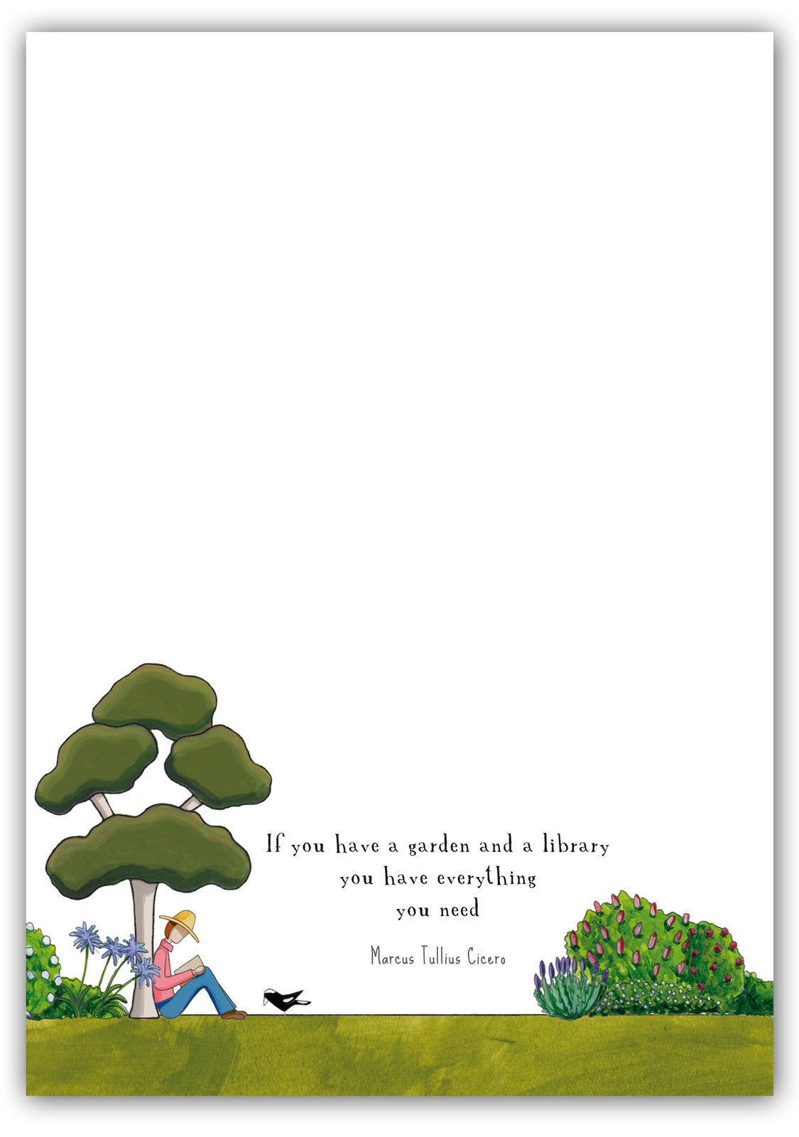 Red Tractor Note Pad - Practising Contentment