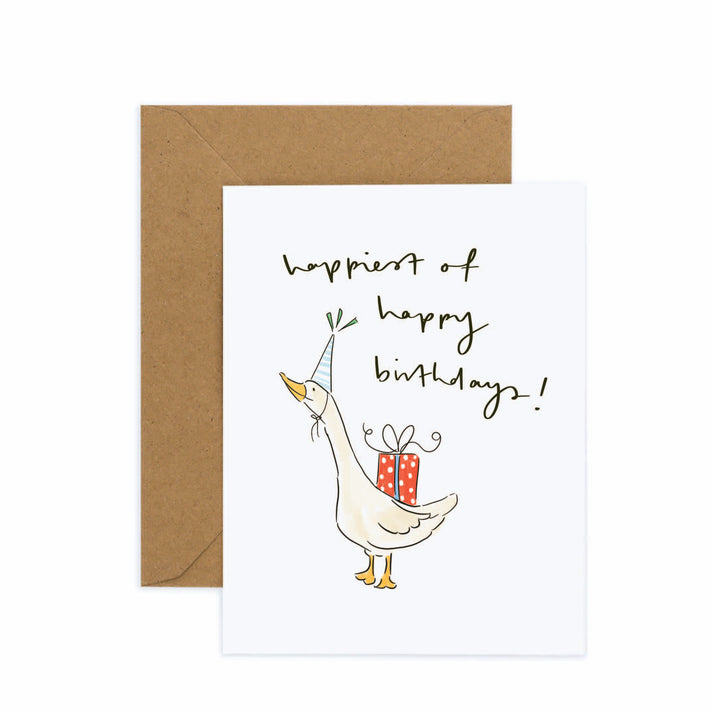 Birthday Duck Greeting Card