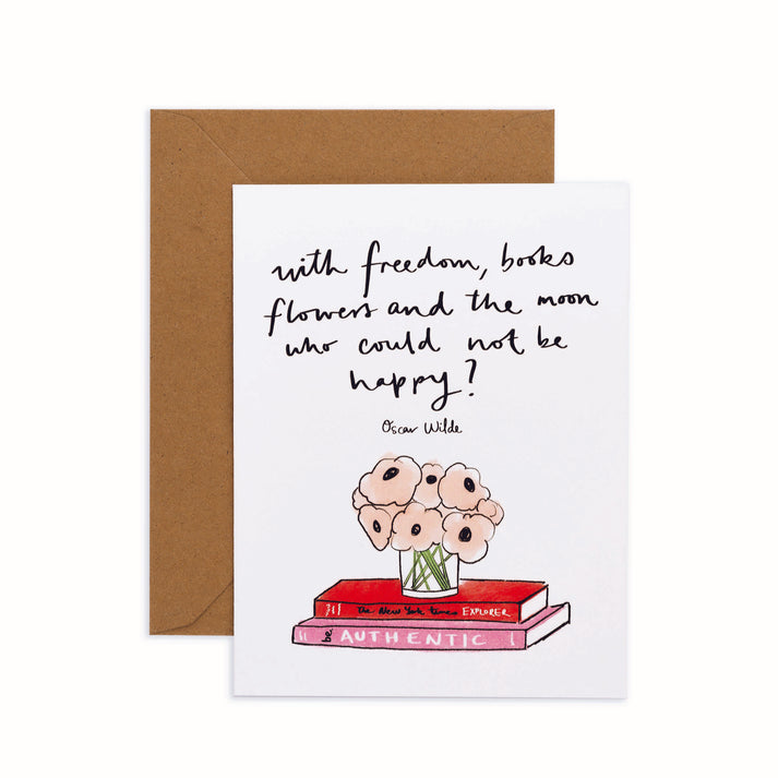 Oscar Wilde Greeting Card