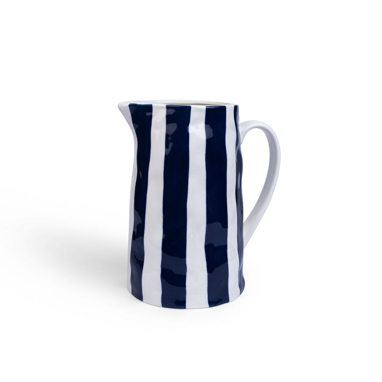 Medium Jug - Navy Stripe