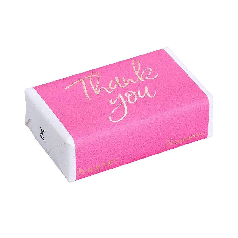 'Thank You' Hot Pink - Huxter Soap - Frangipani