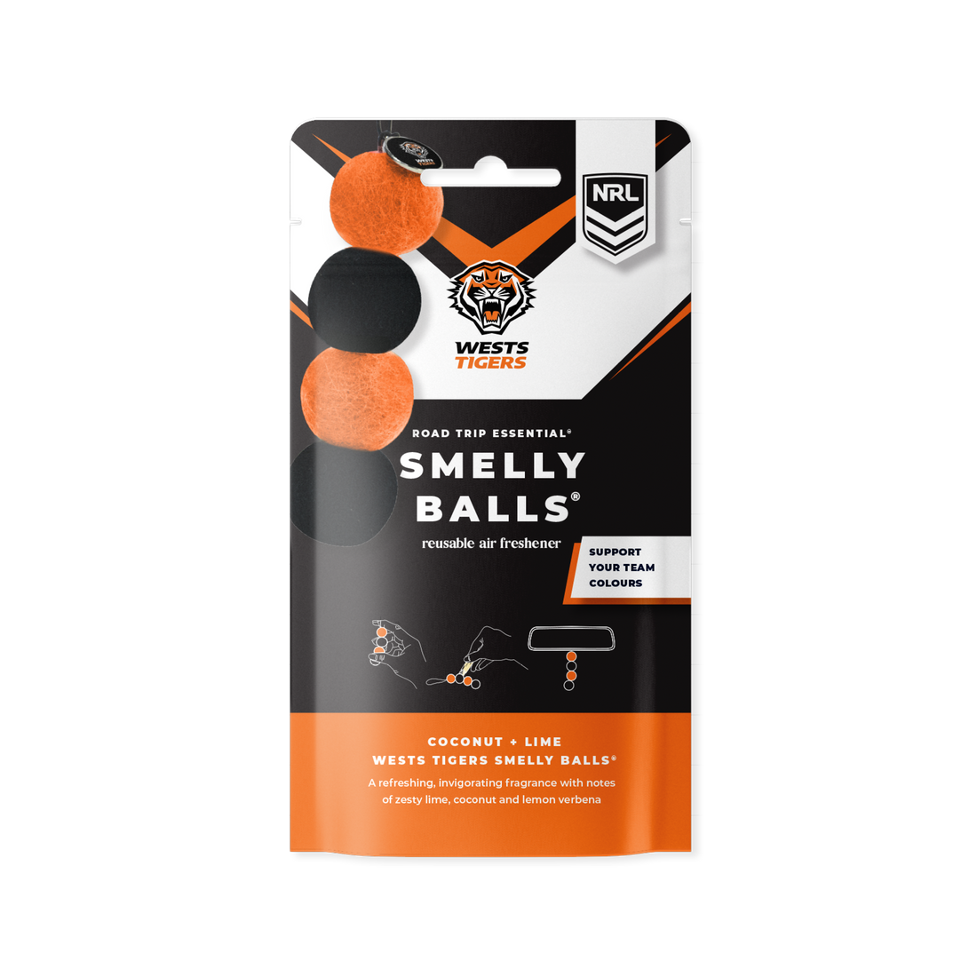 Wests Tigers Smelly Balls Set