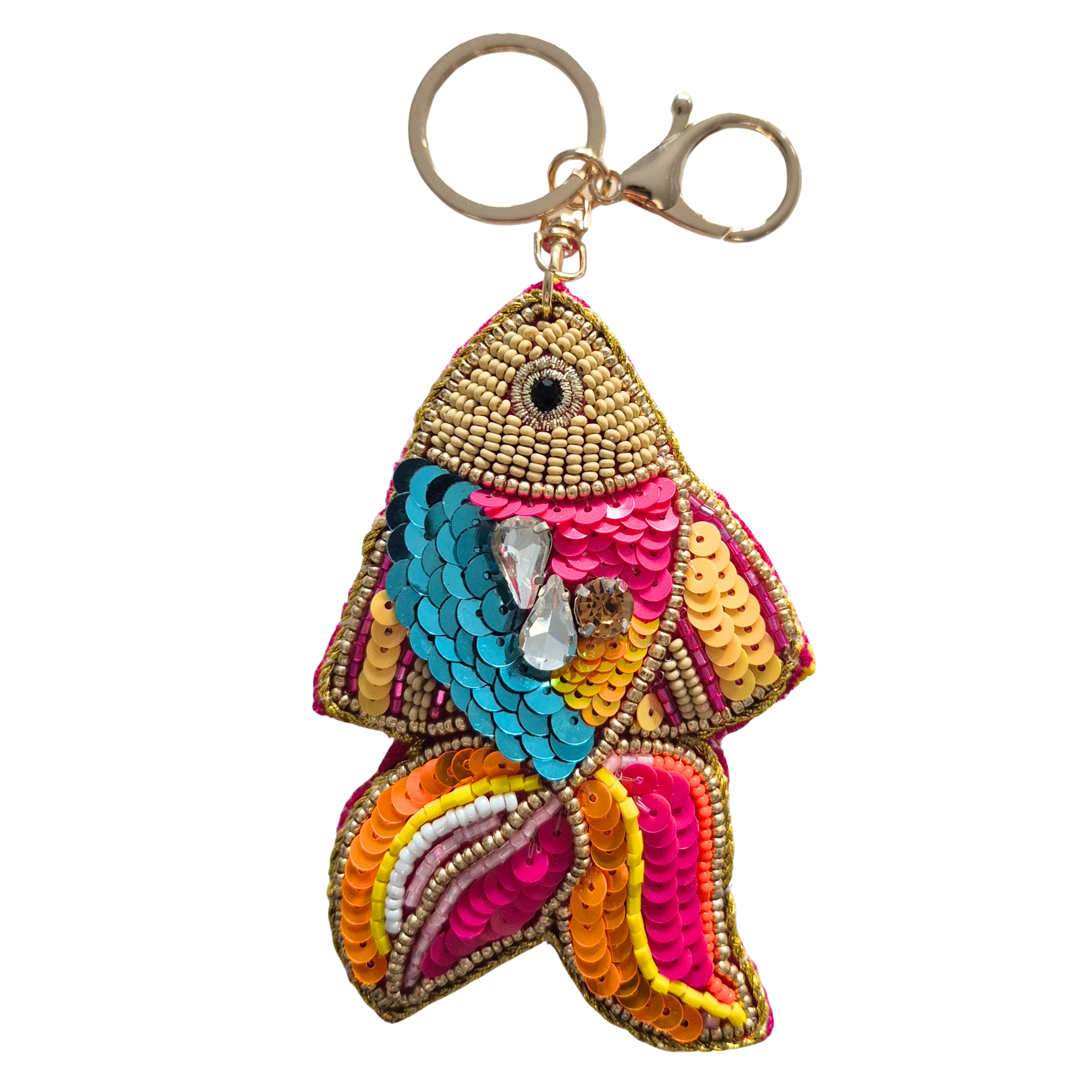 Beaded Keychain - Fish