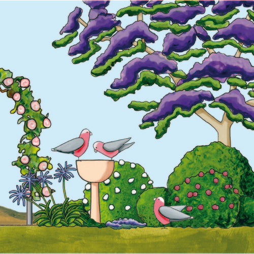 jacaranda garden card