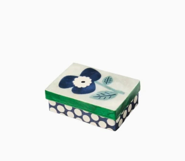 Paradis Blue Rectangle Box