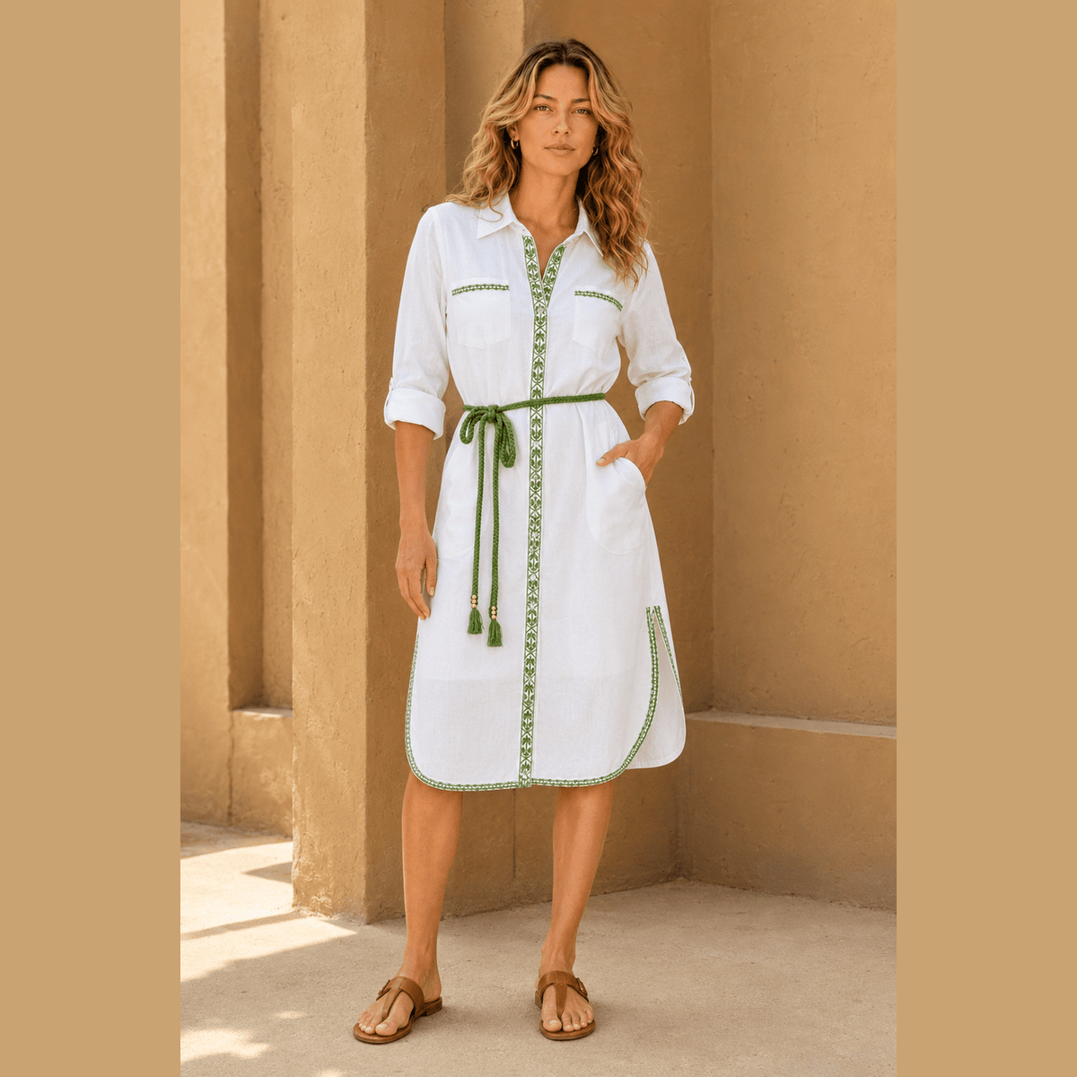 Tiki Tropics Shirt Dress