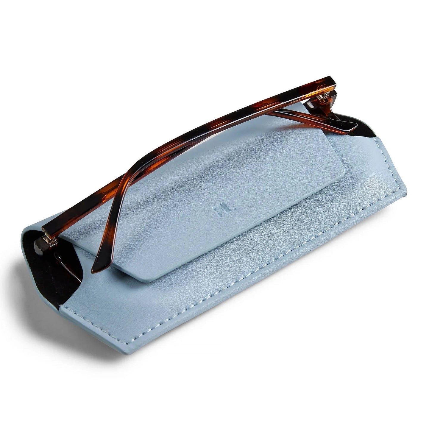 Fox and Leo Glasses Case - Sky Blue
