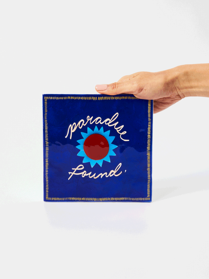 JONES & CO SUPERETTE PARADISE BLUE TILE