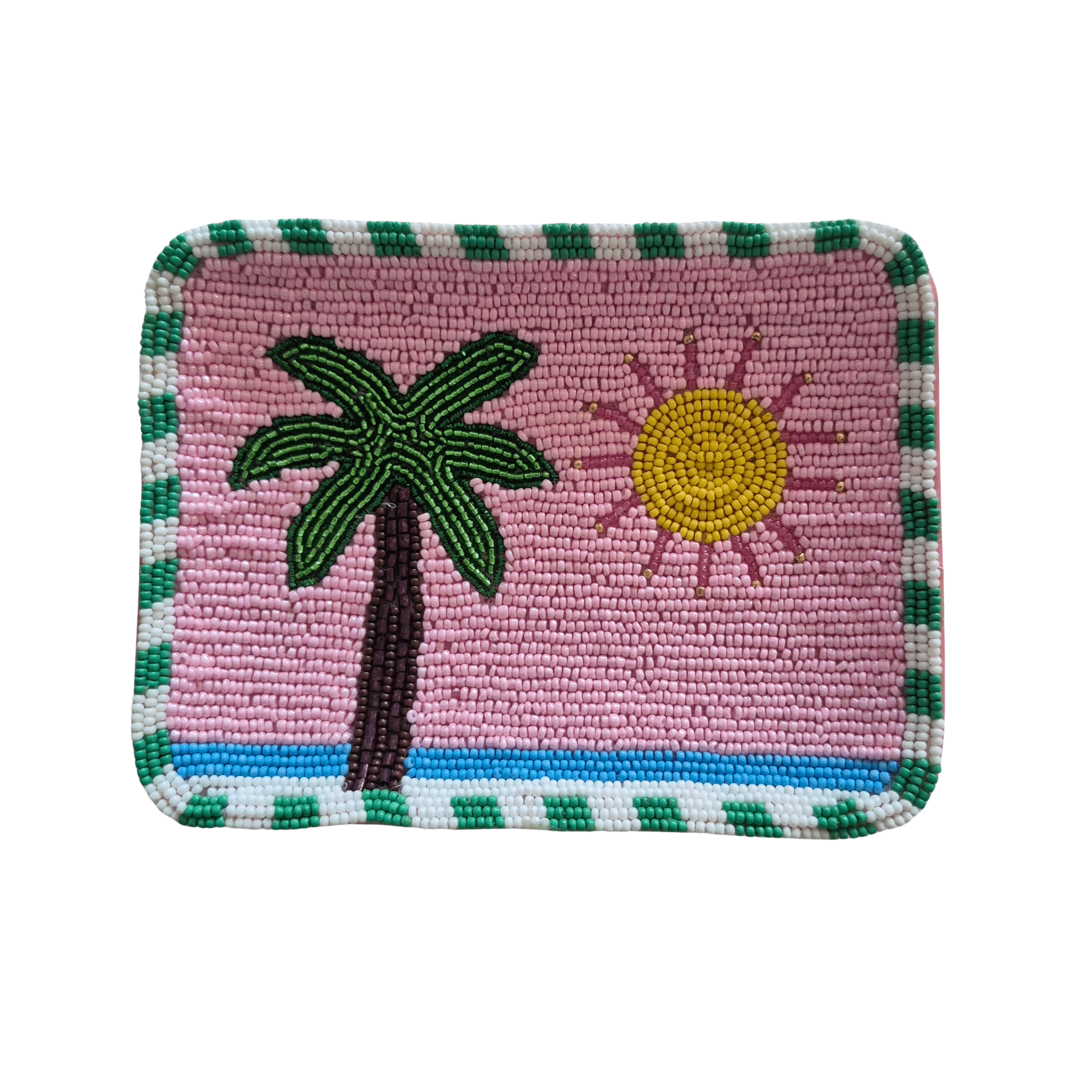 Beaded Tray - Island Holiday