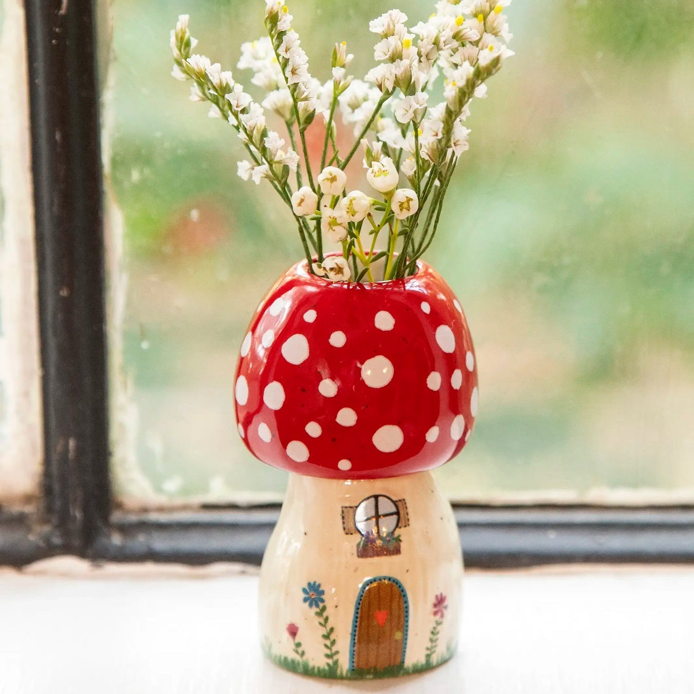 Cutest Little Bud Vase - Mushroom