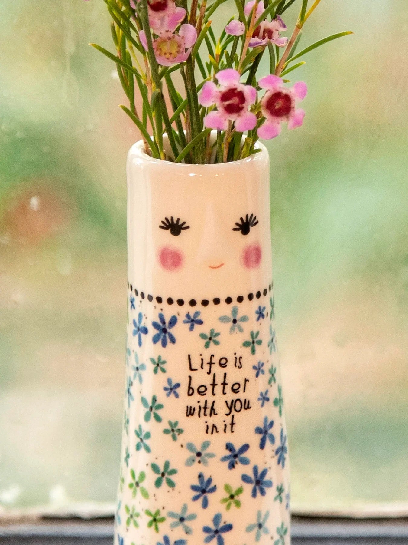 Life is Better Vase