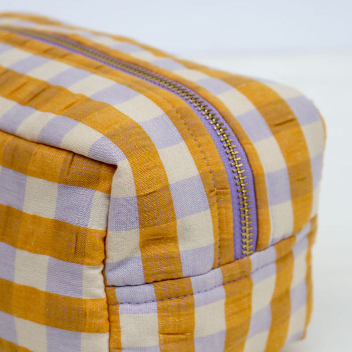 Mango Seersucker Dopp Kit