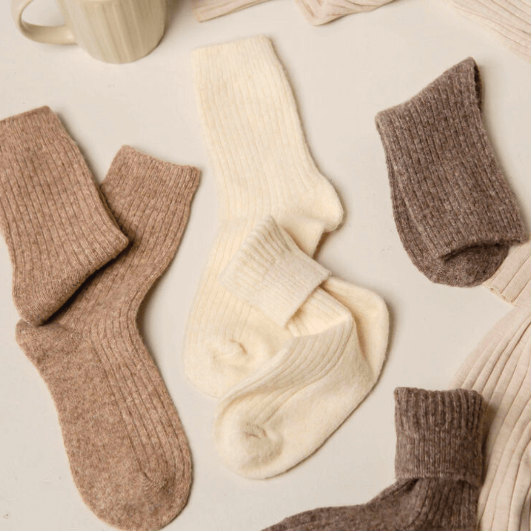 The Comfiest Socks - Cream S/M