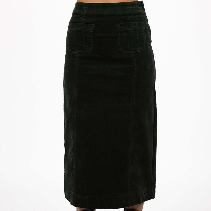 Va Va Velour Skirt - Black