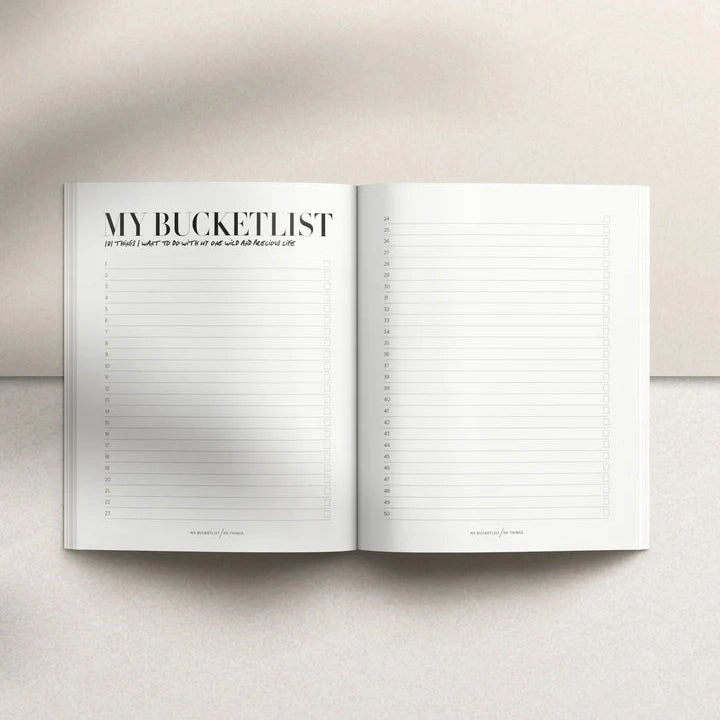 My Bucket List - Black