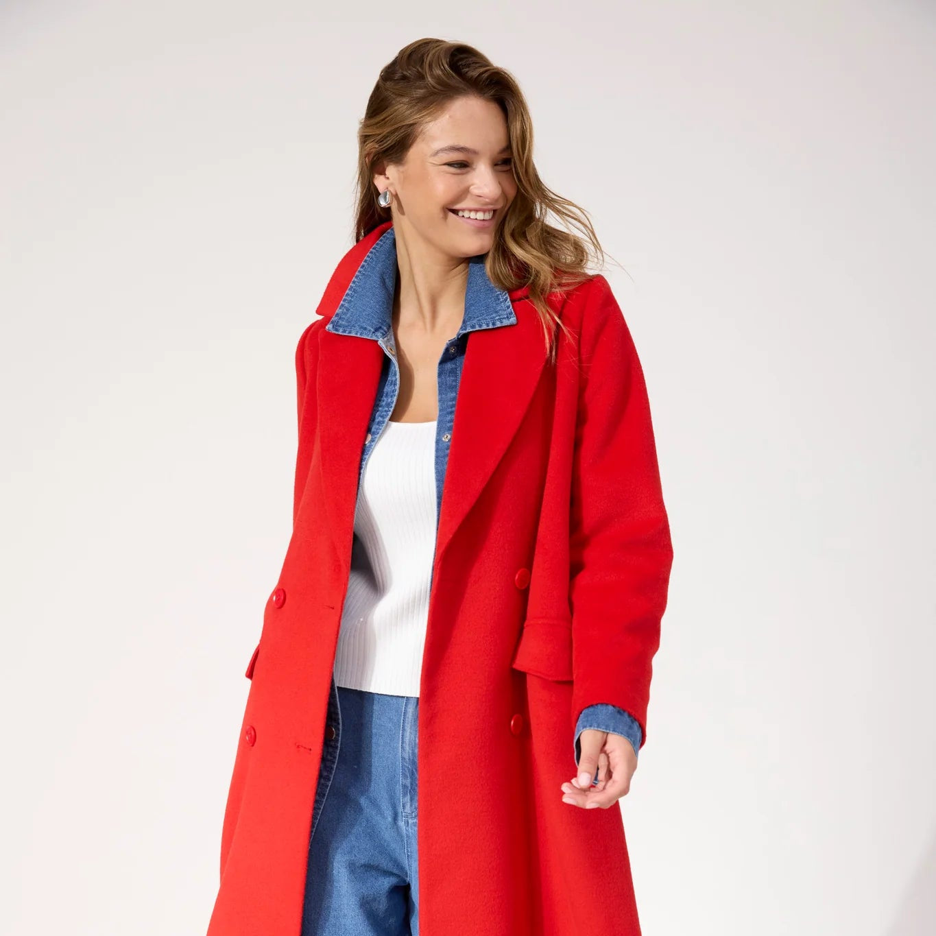 Chicago Coat - Red