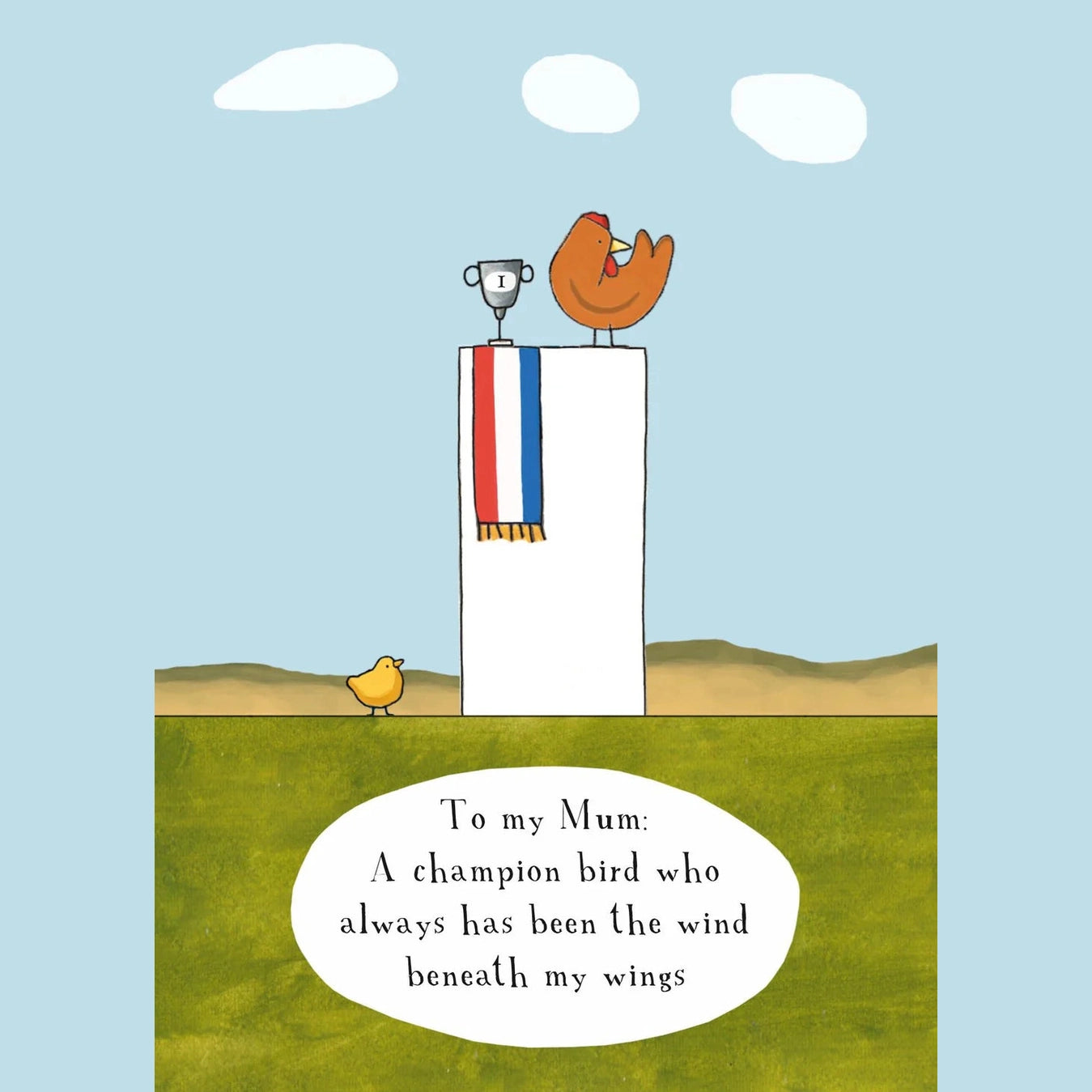 RTD Greeting Card - A Champion Bird