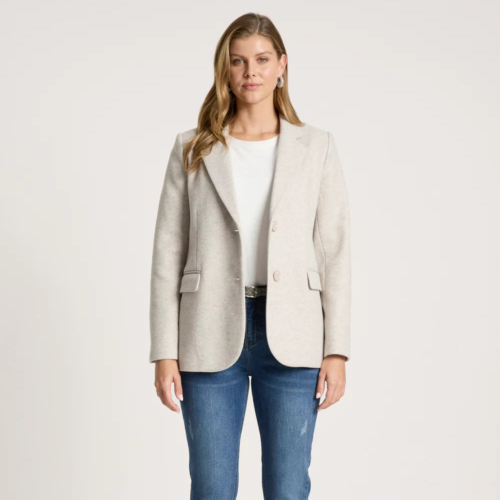 Sable Blazer - Bisque