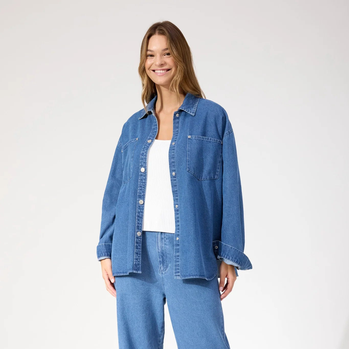 Denver Denim Shirt - Blue
