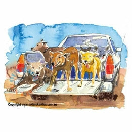 "Mongrel Ute" - Coaster