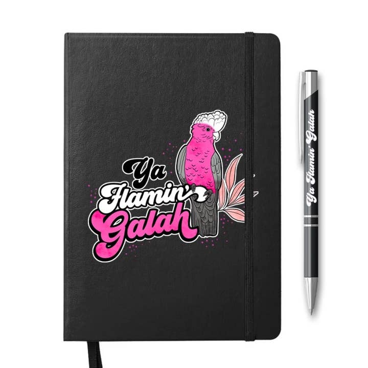 Ya Flamin' Galah Notebook & Pen