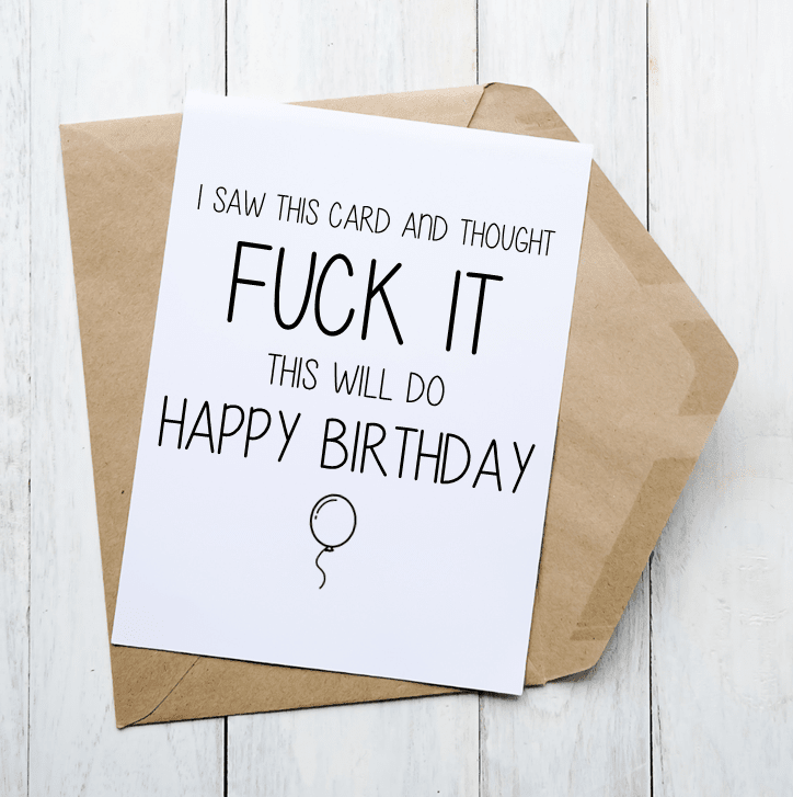 Fuck It - Card