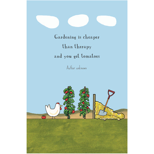 RTD Greeting Card - Garden Therapy