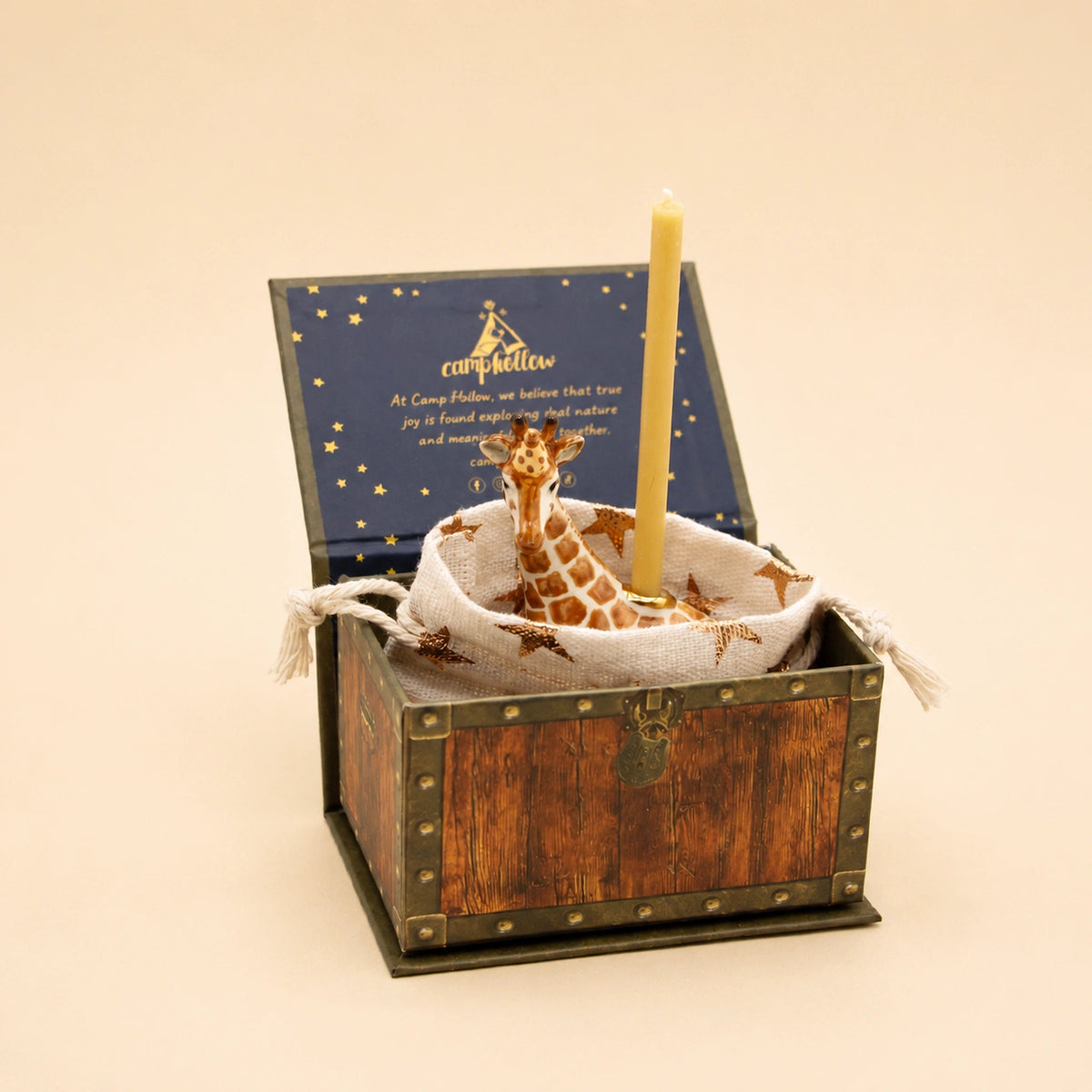 Giraffe Cake Topper | Porcelain Candle Holder