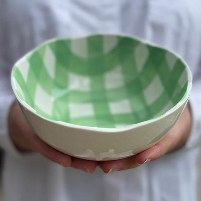 Noss & Co  GINGHAM BOWL SMALL