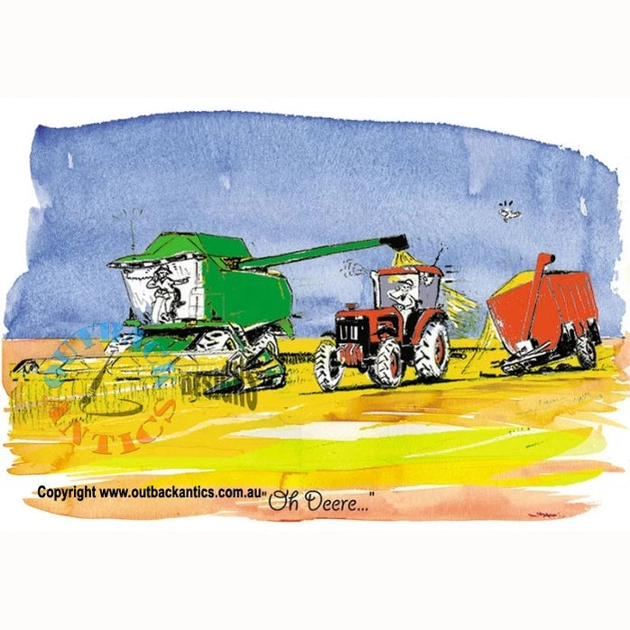 "Oh Deere..." - Card