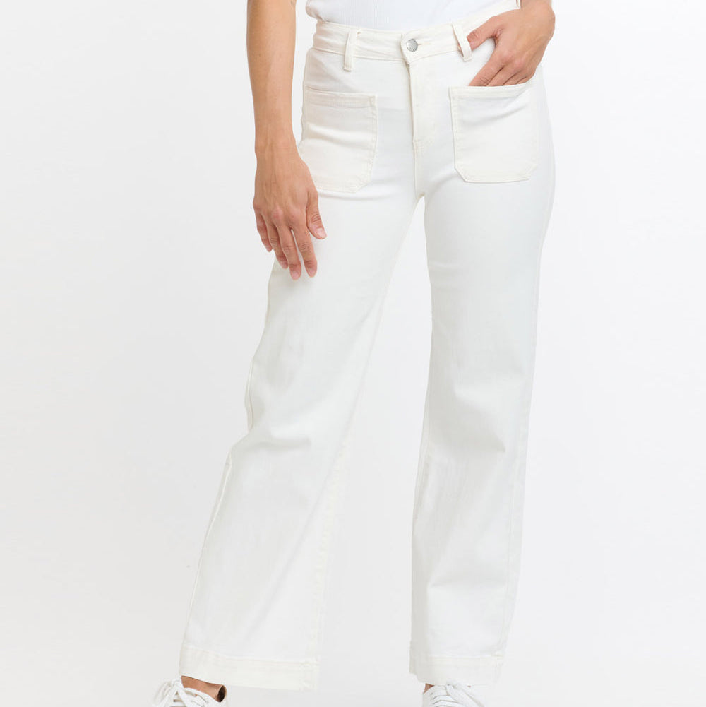 Bobbi 7/8th Jean - White