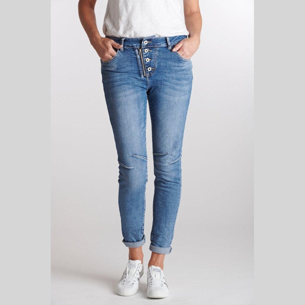 Italian Star  Button Jean