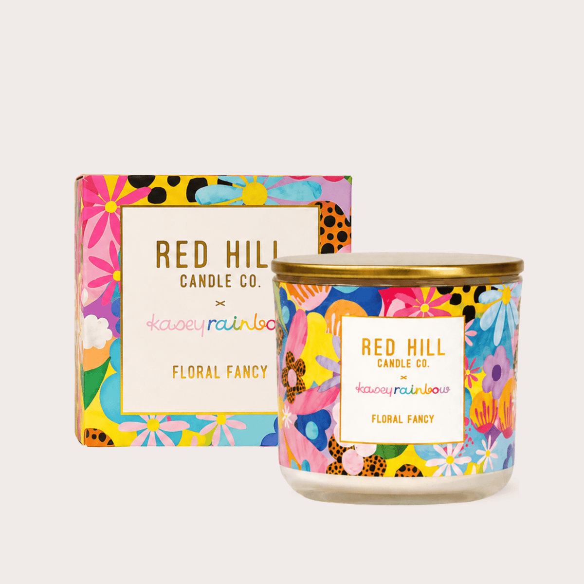 Floral Fancy Mini Candle - Kasey Rainbow Collection