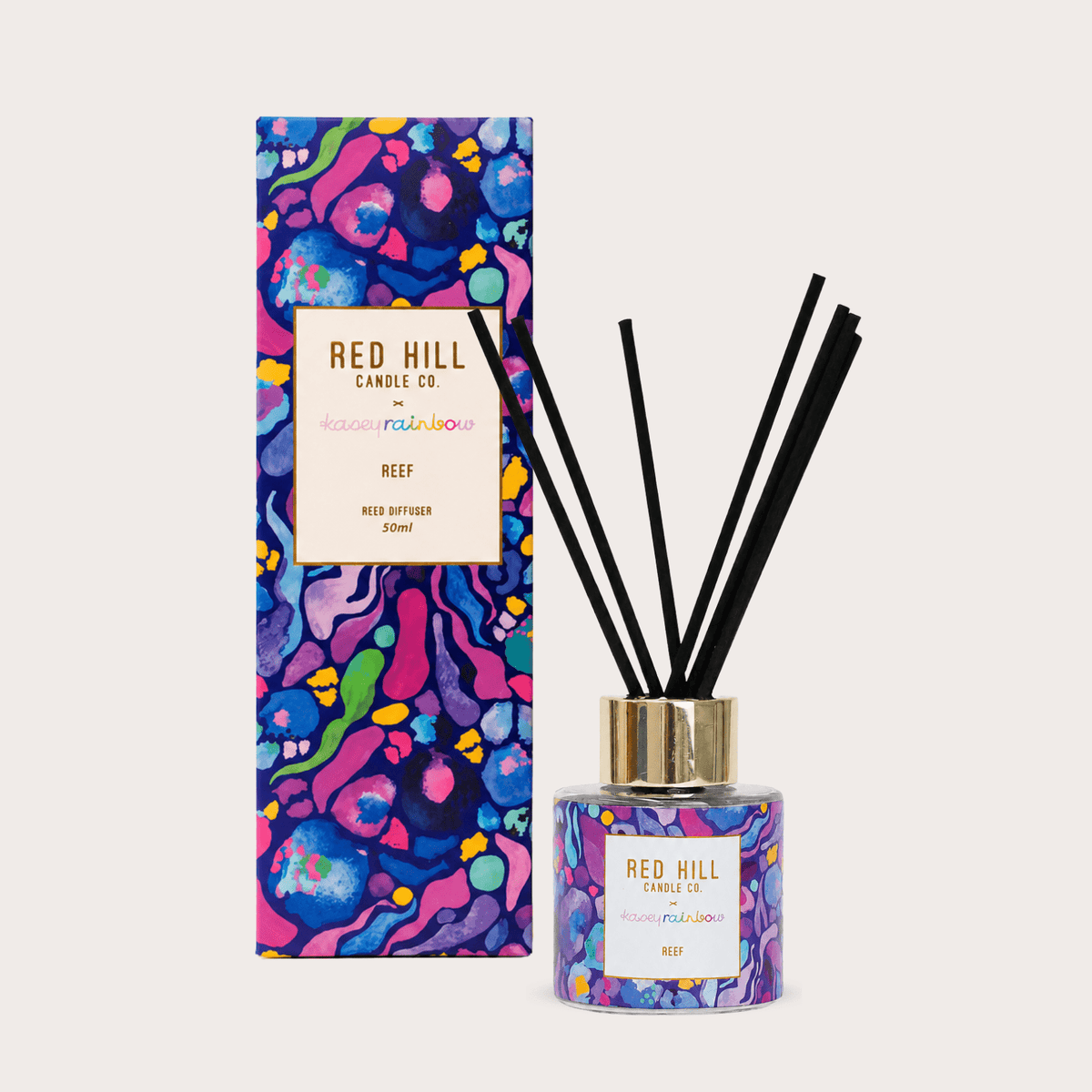 Reef Mini Reed Diffuser - Kasey Rainbow Collection