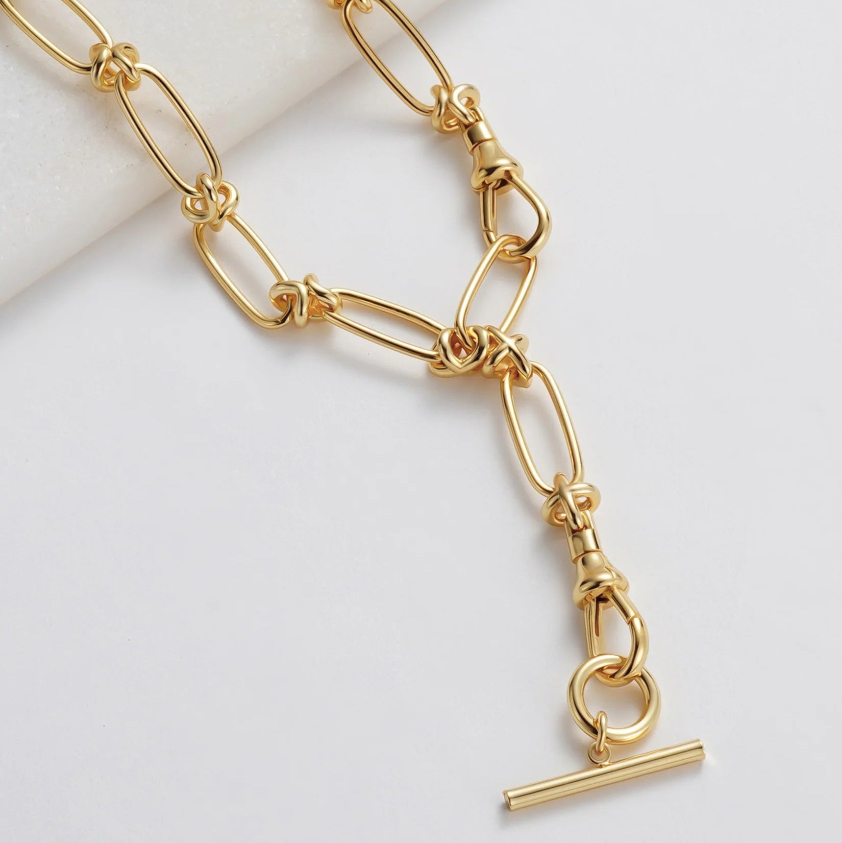 Lucia Necklace - in Silver & Gold