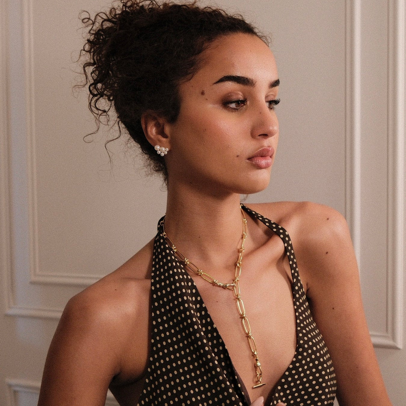 Lucia Necklace - in Silver & Gold