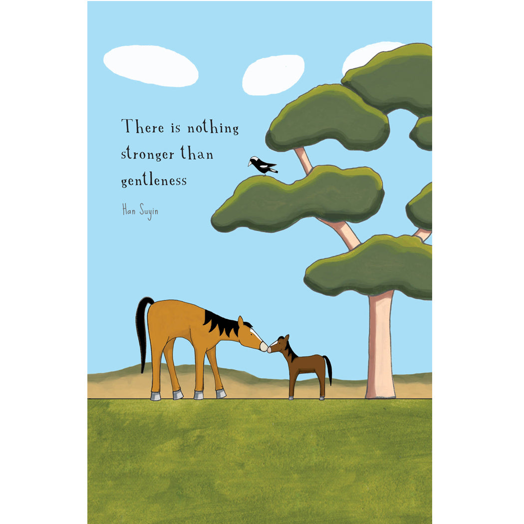 RTD Greeting Card - Gentle Mare