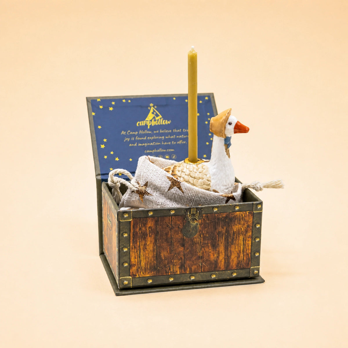 Mother Goose Cake Topper | Porcelain Candle Holder