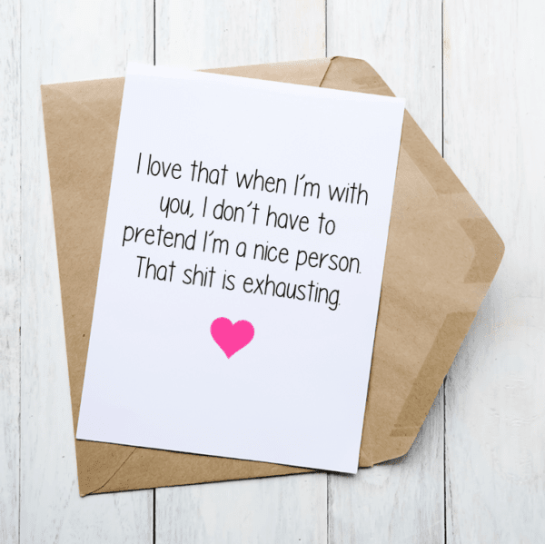 Nice Person - Card