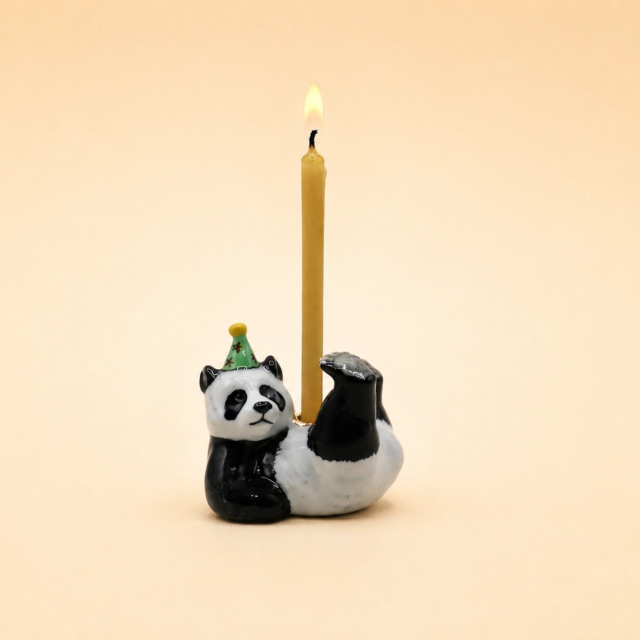 Panda Cake Topper | Porcelain Candle Holder