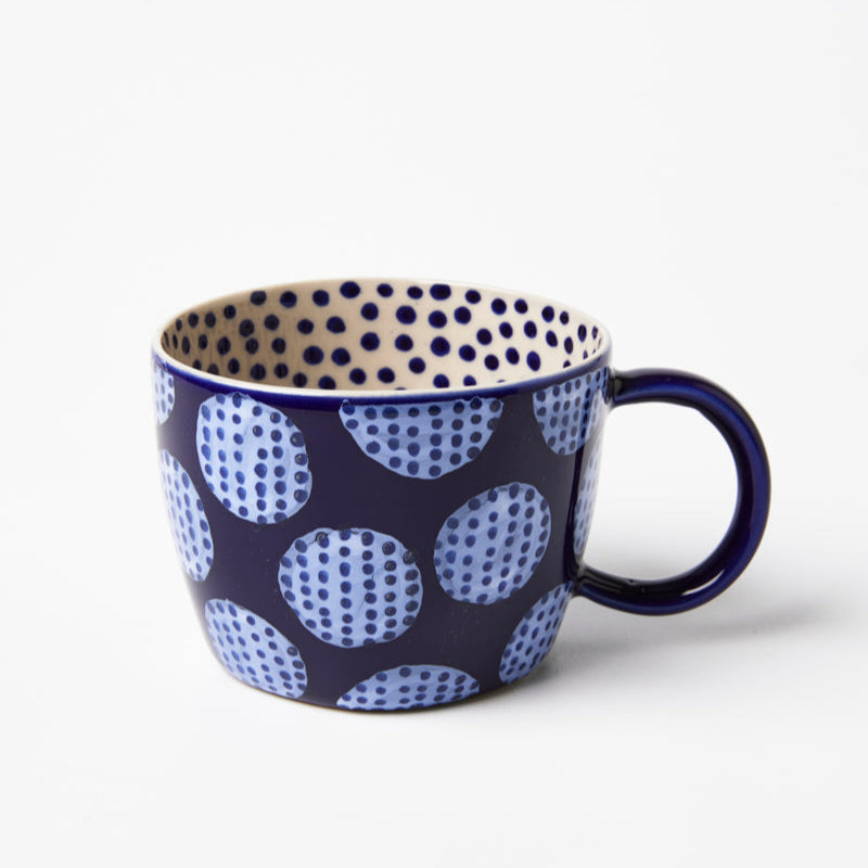 China Mug Blue Boulders