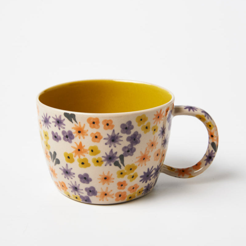Ditsy Chartreuse Mug