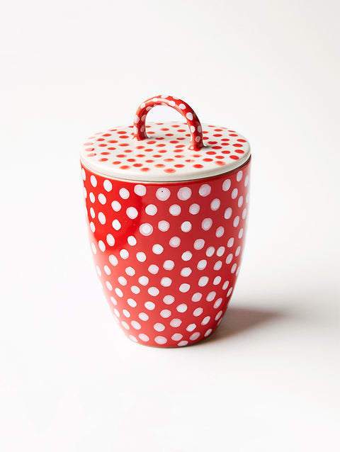 JONES & CO CHINO SUGAR BOWL RED