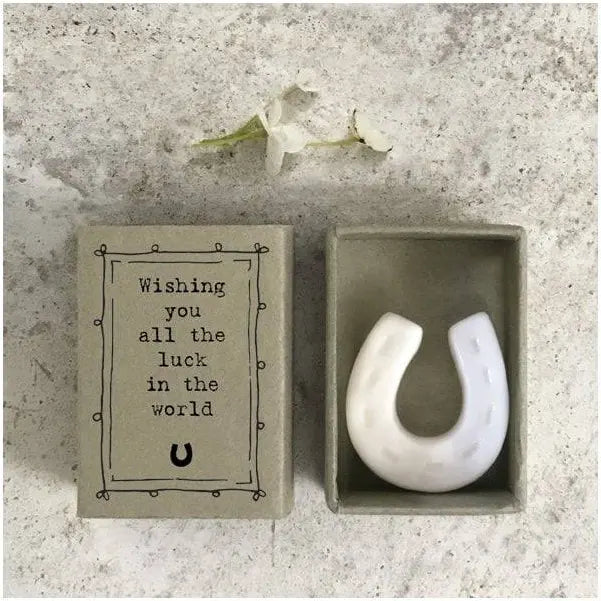Wishing you all the luck….. Matchbox Figurine