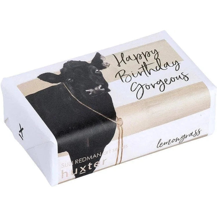 ‘Angus’ Happy Birthday Gorgeous - Suzi Redman - Huxter Soap - Lemongrass