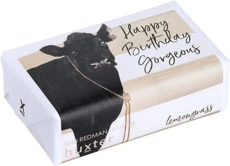 ‘Angus’ Happy Birthday Gorgeous - Suzi Redman - Huxter Soap - Lemongrass