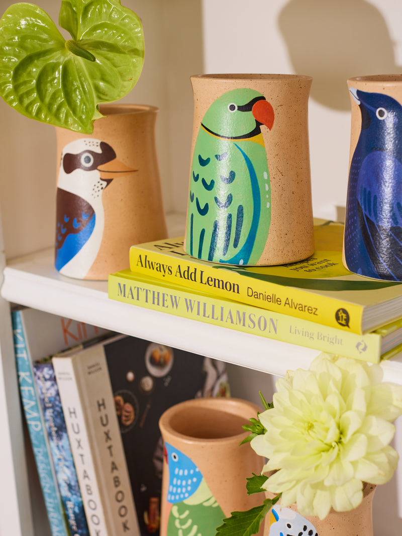 Aerial Lorikeet Vase