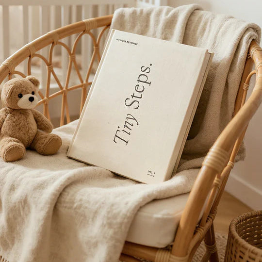 Tiny Steps | Baby Linen Photo Album