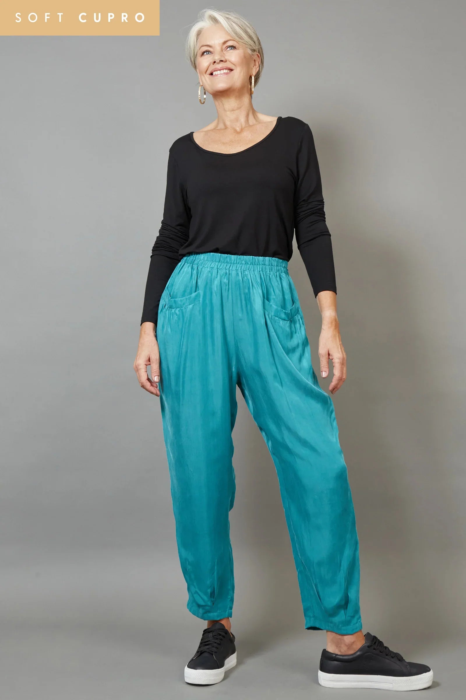 Vienetta Relaxed Pant - Teal